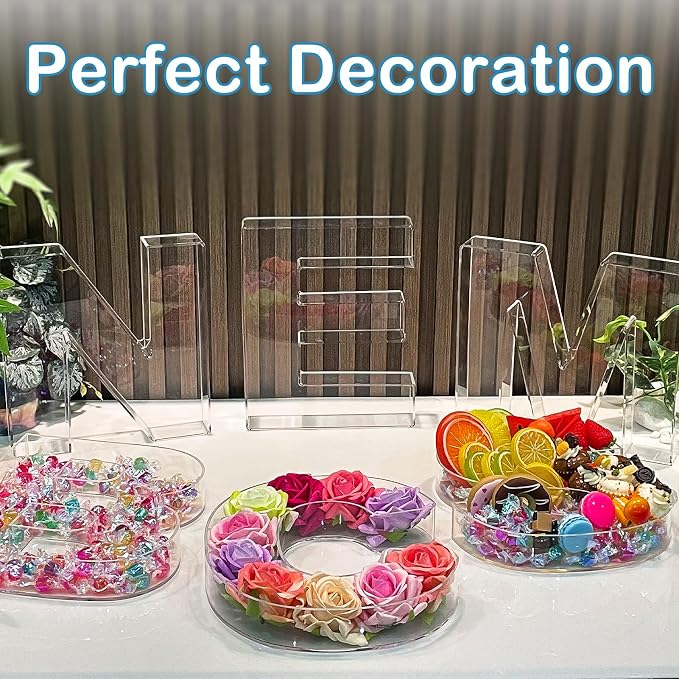 3 Pcs Boo Letters Food Tray, Reusable Board Display - Image 8