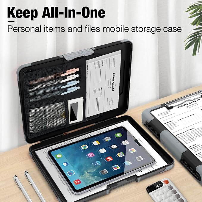 Sooez Toughest Clipboard with Storage, Internal Pen Pouch Included, Letter/ A4 - Image 4