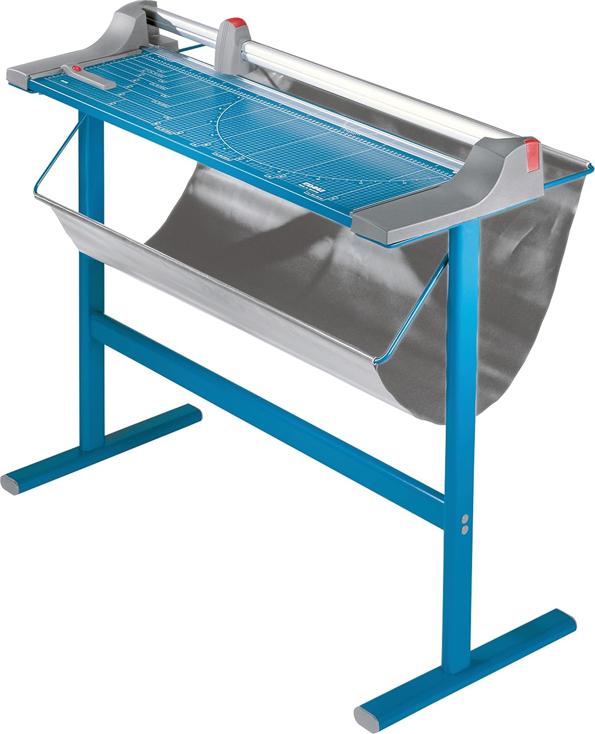 Dahle 446s Premium Rotary Trimmer w/Stand, 36" Cut Length, 25 Sheet Capacity, Self-Sharpening, Automatic Clamp, German Engineered Paper Cutter