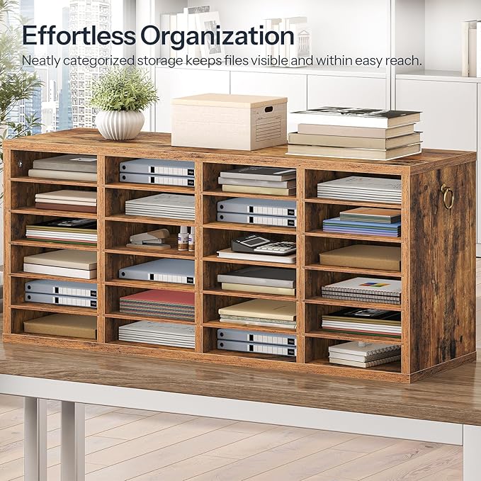 HOOBRO Literature Organizers, 24 Compartments Office Mailbox - Image 2