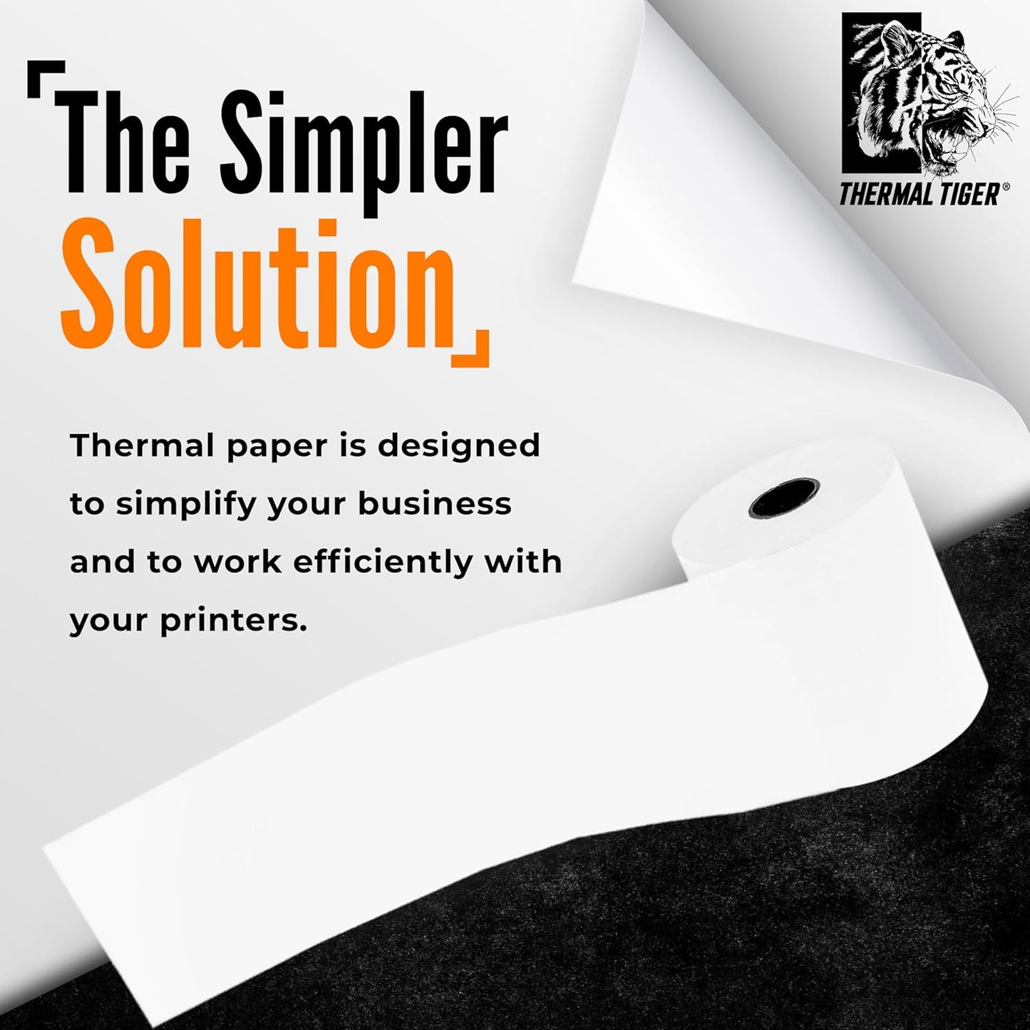 2 5/16 X 400 Thermal Paper Rolls (12 Rolls/Box) – BPA-Free Rolls for POS Systems, Cash Registers & Credit Card Machines