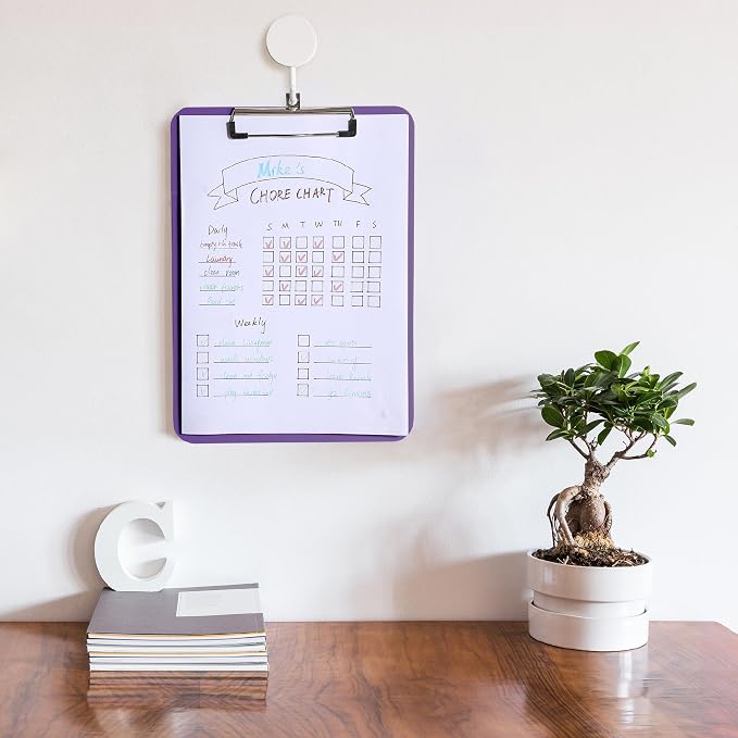 Mr. Pen- Plastic Clipboard, 12.5” x 9”, Clipboard Plastic | Low-Profile Metal - Image 5