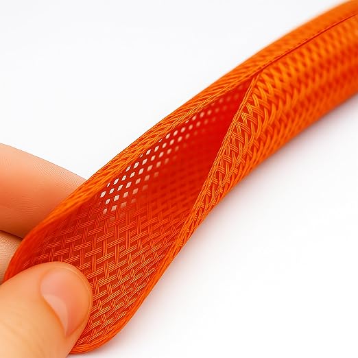 Electriduct 2" Hook Self Closing Sleeve Braid Wrap Around Sleeving Flame - Image 2