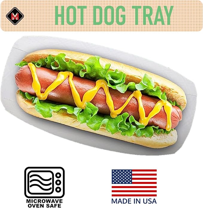 Mr Miracle 7 Inch Paper Hot Dog Tray in Red White Pattern. Pack of 250. - Image 3