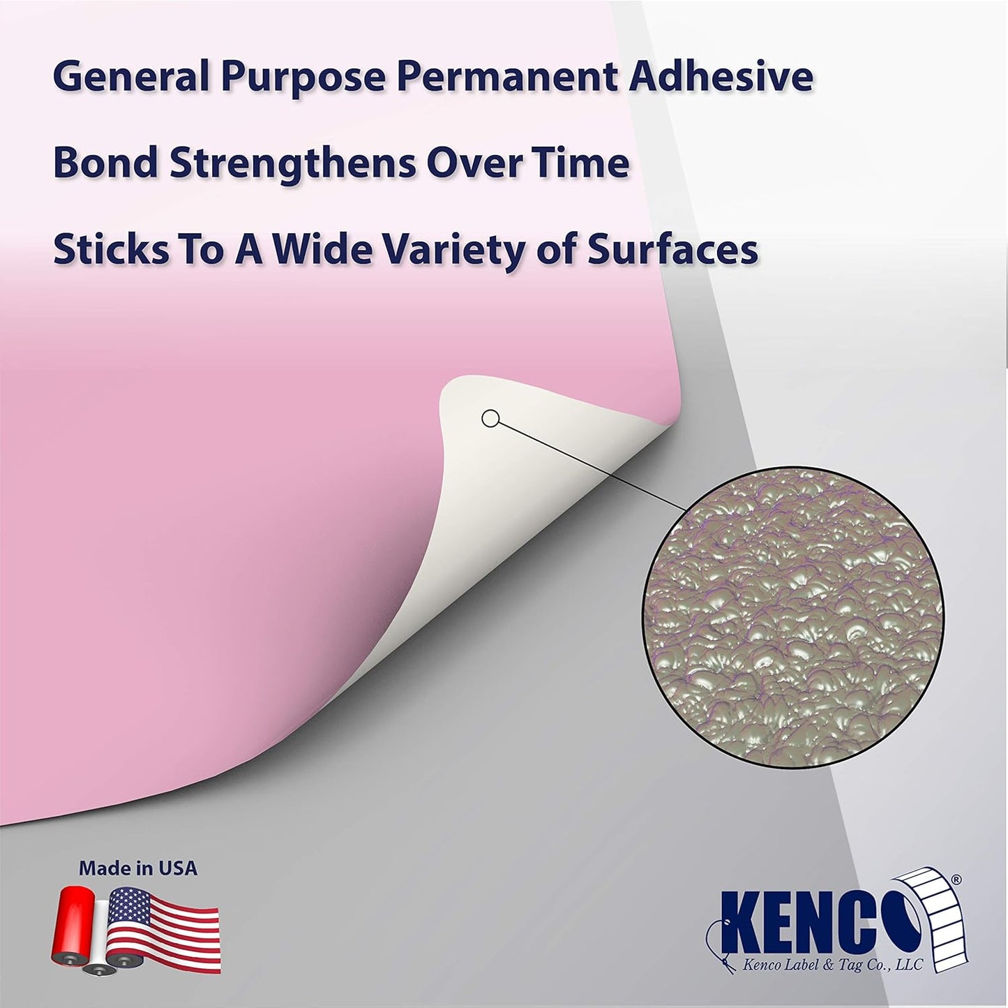 4" X 6" Direct Thermal Perforated Stickers Labels for Shipping Labels, Inventory, and Color Coding - Compatible with Zebra, Rollo, Godex and More (Pink, 1 Roll)