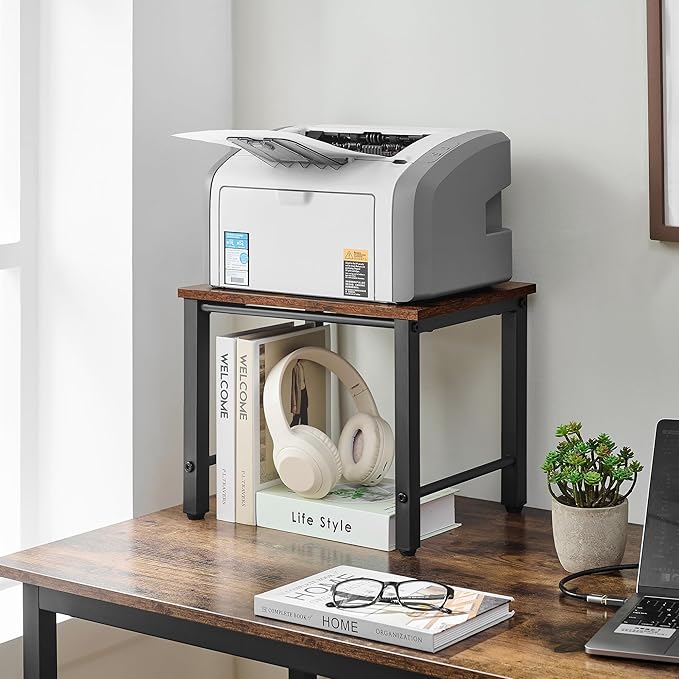Gewudraw Printer Stand-Desktop Shelf Storage Organizer - Image 2