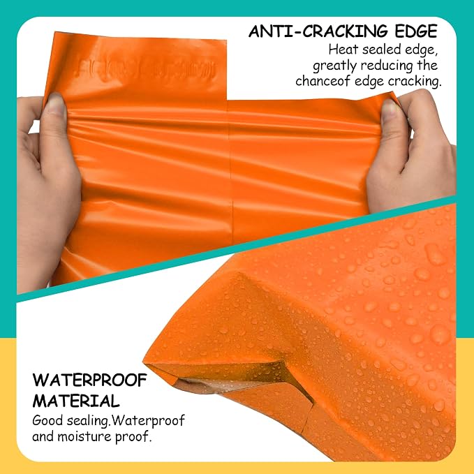Poly Mailers 6x9 inch 100 Pcs, Waterproof and Tear-resistant Shipping Bags - Image 4