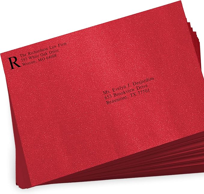 LUXPaper 9 x 12 Booklet Envelopes | Jupiter Metallic | 80lb. Text | 250 Qty - Image 5