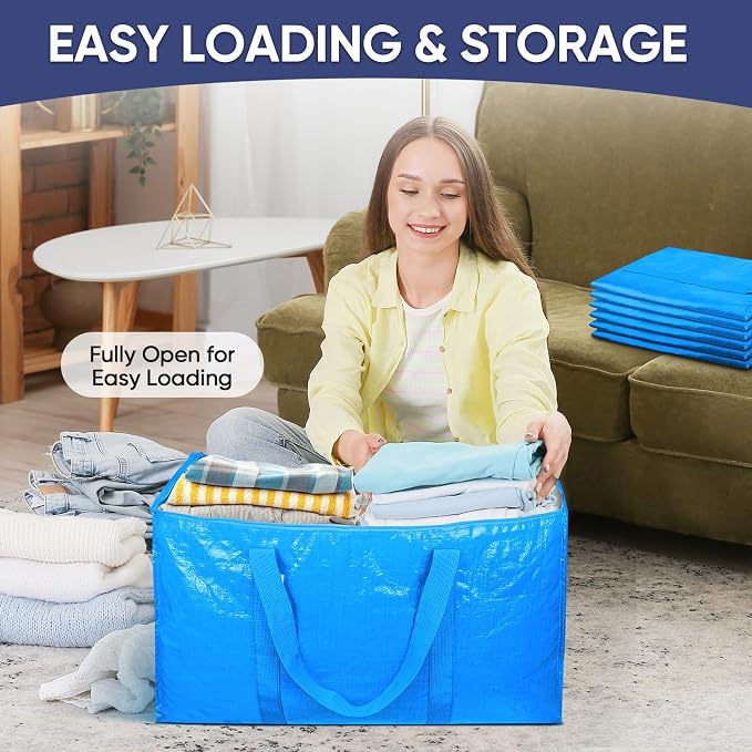 TICONN 2 Pack Extra Large Moving Bags Heavy Duty - Image 7