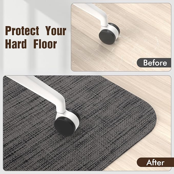 Blvornl Office Chair Mat for Hardwood Floor, 32.3"x 47.2" Desk Chair Mat for - Image 4