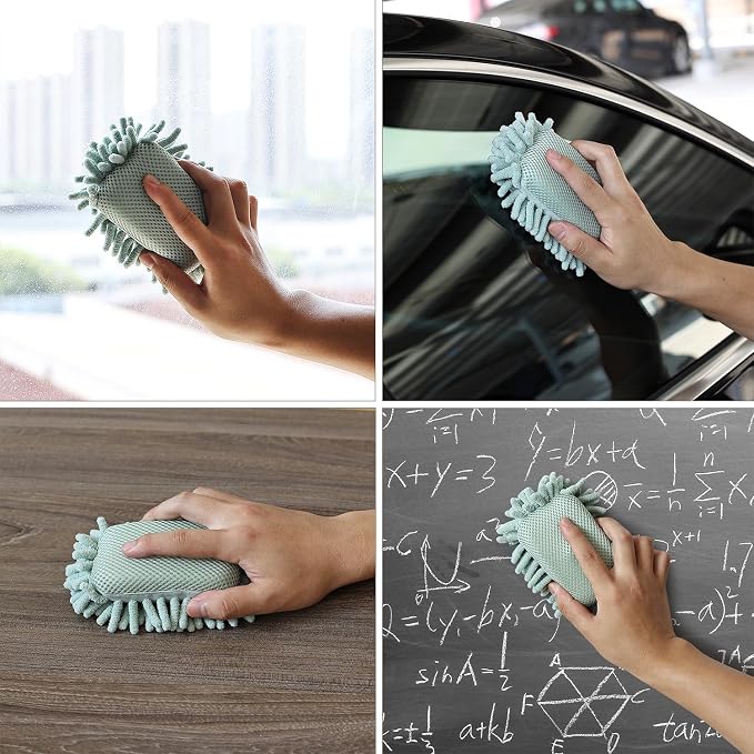 Mr. Pen- Magnetic Microfiber Shag Whiteboard Erasers, 4 Pack | Dual Surface - Image 8