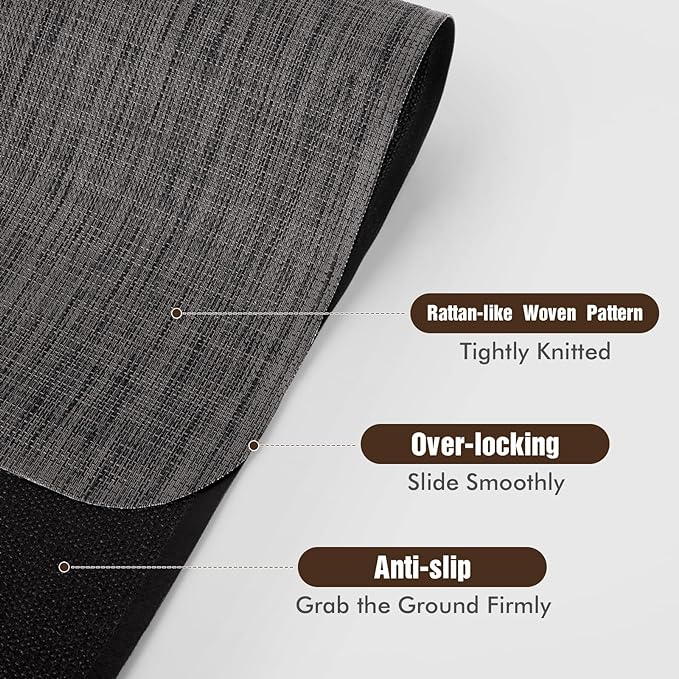 Blvornl Office Chair Mat for Hardwood Floor, 32.3"x 47.2" Desk Chair Mat for - Image 3