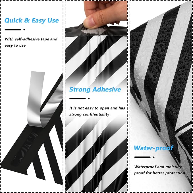 Thank You Poly Mailer 10x13 Inch 25 Pcs, Waterproof and Tear-Resistant Shipping - Image 3