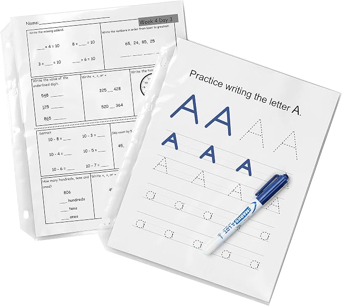 Avery Clear Heavyweight Sheet Protectors, Easy Load, 50 Document Protectors - Image 4