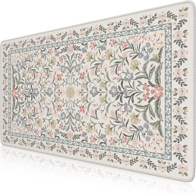 iCasso Desk Matt for Desktop, Cute Desk Pad Mat, XXL Large Mouse Pad, Anti-Slip by iCasso