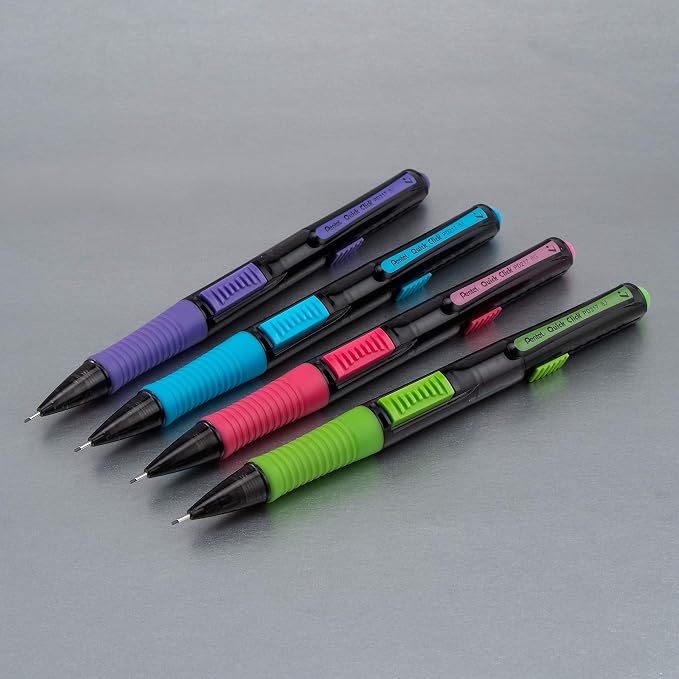 Pentel Quick Click Pop Mechanical Pencil, 2 Eraser Refills - Image 7