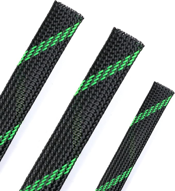 25ft PET Expandable Braided Cable Sleeve 1/3inch Pet Braided Cable Sleeve by PursuingaBetterLife