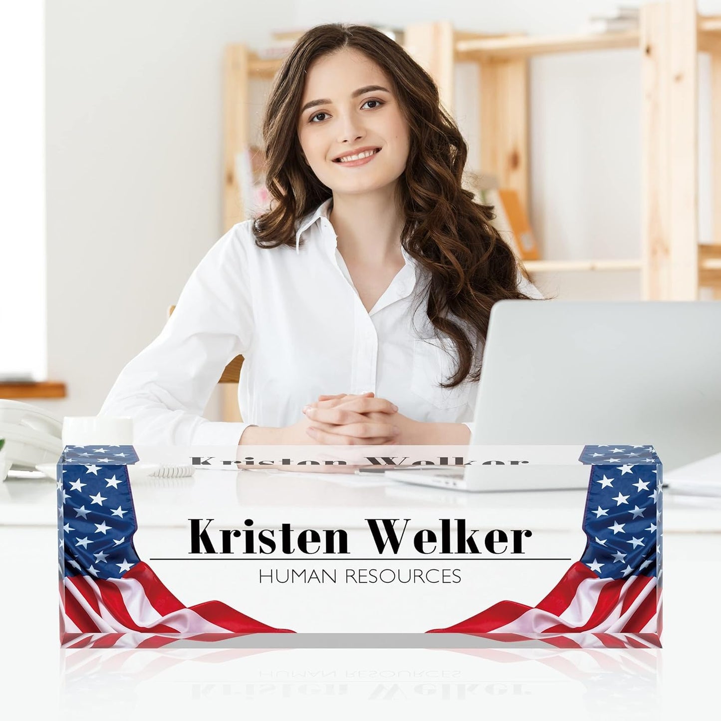 Custom Acrylic Name Plate | Personalized Boss Employee Appreciation Gift
