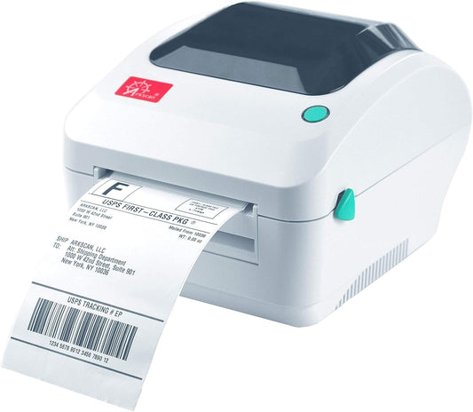 2054A-LAN Ethernet Network Shipping Label Printer for Windows Mac Chromebook iPhone & Android, Support Amazon Ebay Paypal Etsy Shopify ShipStation UPS USPS FedEx, 4x6 Direct Thermal