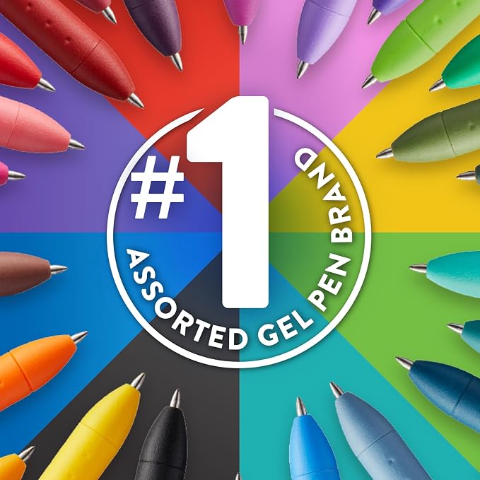 Paper Mate InkJoy Gel Pens, Retractable, Fine Point, Teacher Supplies - Image 2