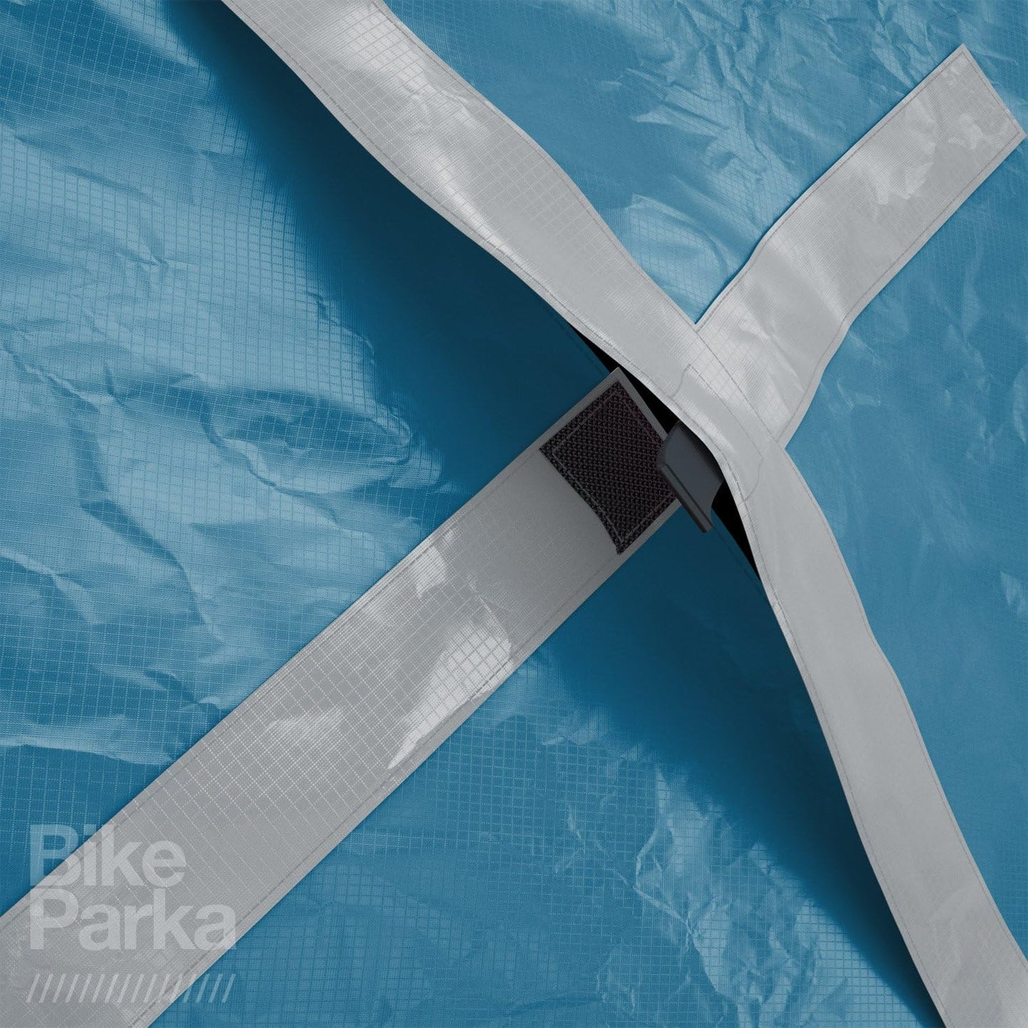 Urban Bike Cover - Waterproof & Durable with Lock-Through Panels, RipStop fabric, Adjustable for Any Bike, Attachable Stuff Sac - Ideal for Bikes in Daily Use (Ciel Blue)
