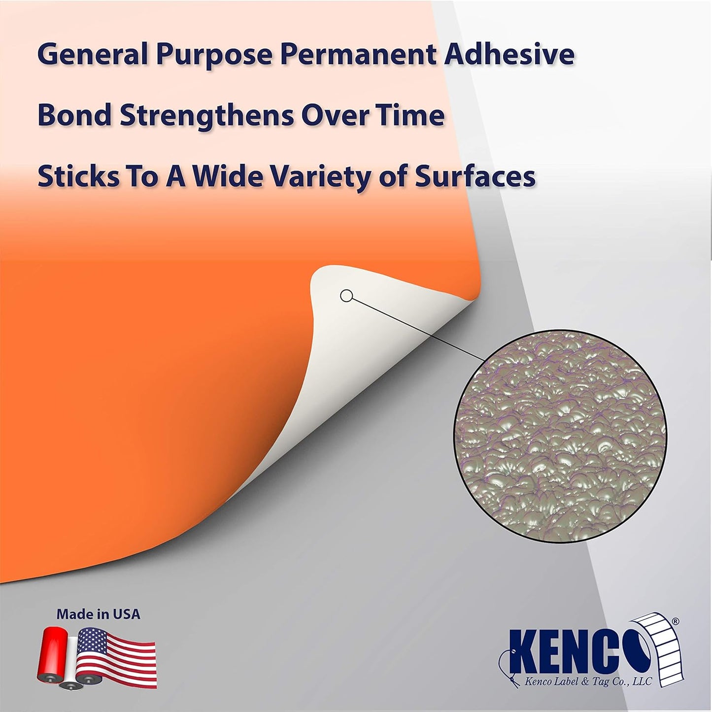 4" X 6" Direct Thermal Perforated Stickers Labels for Shipping Labels, Inventory, and Color Coding - Compatible with Zebra, Rollo, Godex and More (Orange, 6 Rolls)