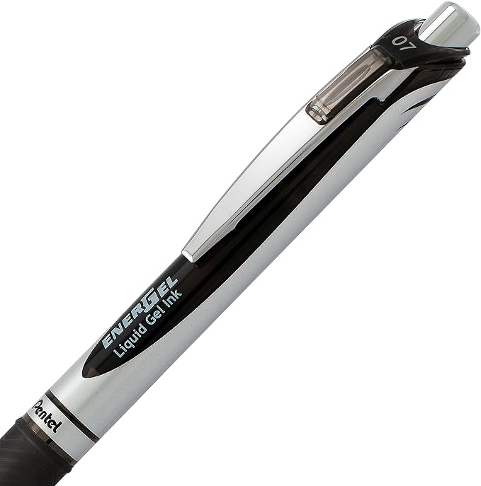 Pentel EnerGel RTX Retractable Liquid Gel Pen, Medium Line, Metal Tip - Image 3
