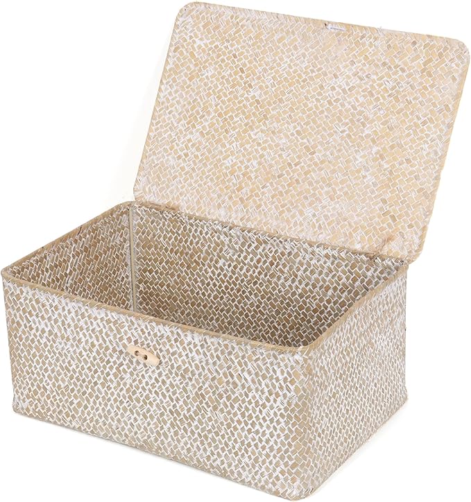 FEIALNDUO Wicker Shelf Baskets by FEILANDUO