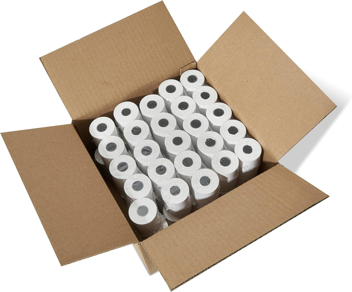 2-1/4"" x 75' Thermal, 50 Rolls, Compatible with Verifone Vx520, Ingenico ICT220 ICT250, First Data FD400, Veeder Root TLS350, and More