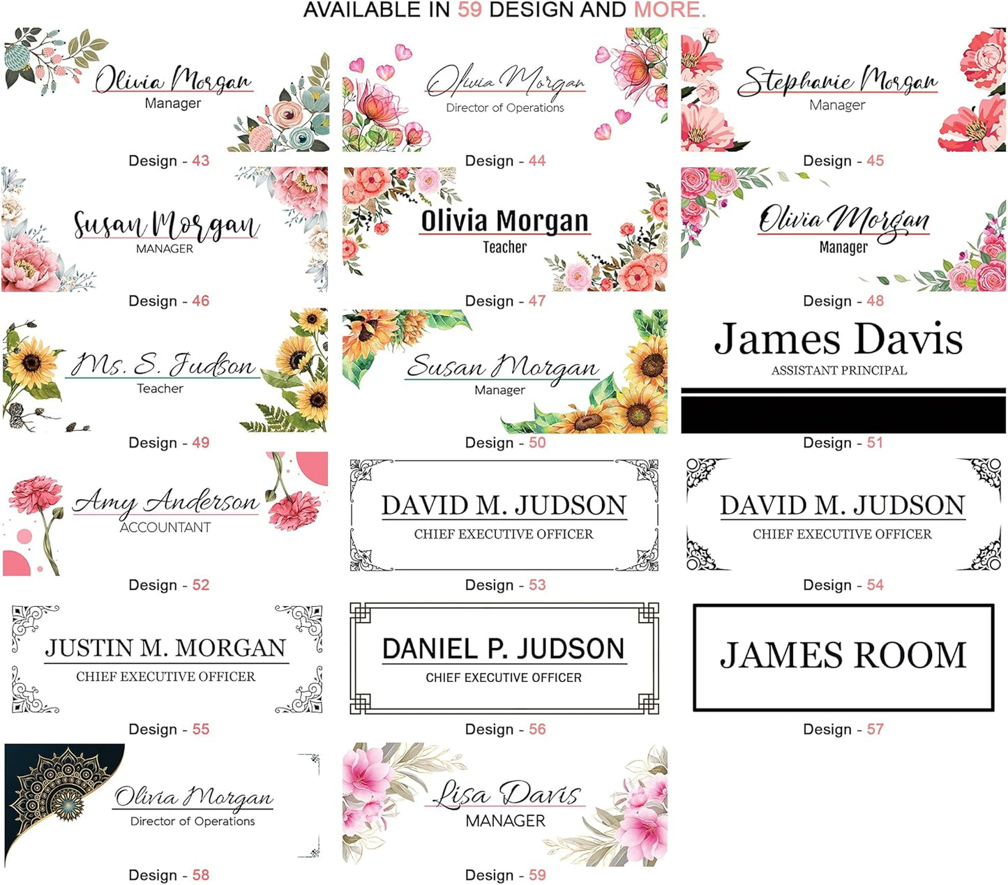 Desk Name Plate | Custom Office Decor Nameplate Sign | Personalized Gift | Gold Marble | Women Decor | ARTSWAVE