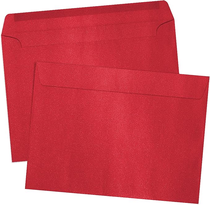 LUXPaper 9 x 12 Booklet Envelopes | Jupiter Metallic | 80lb. Text | 250 Qty - Image 3