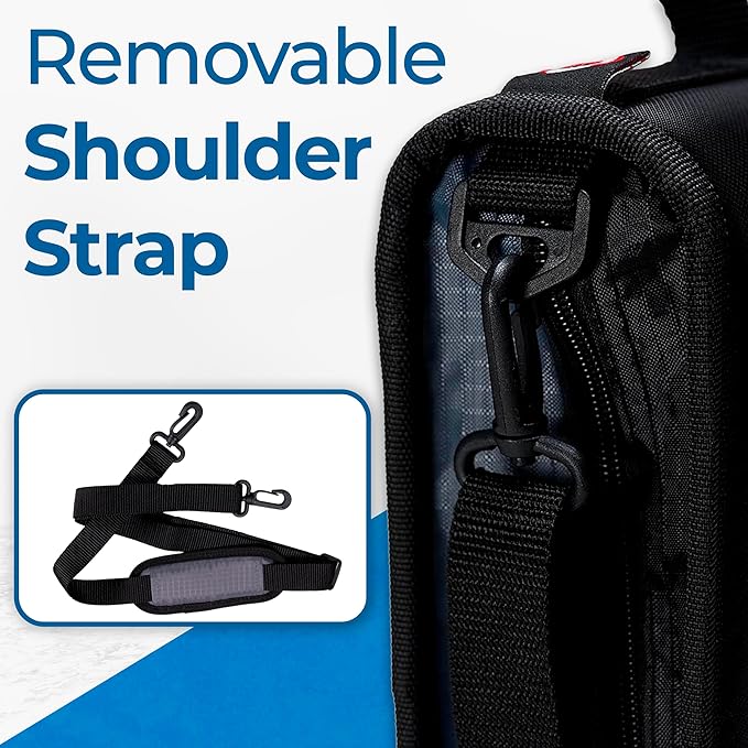 Case-it Mighty Zip Tab Zipper Binder, Expanding File Folder and Shoulder Strap - Image 4