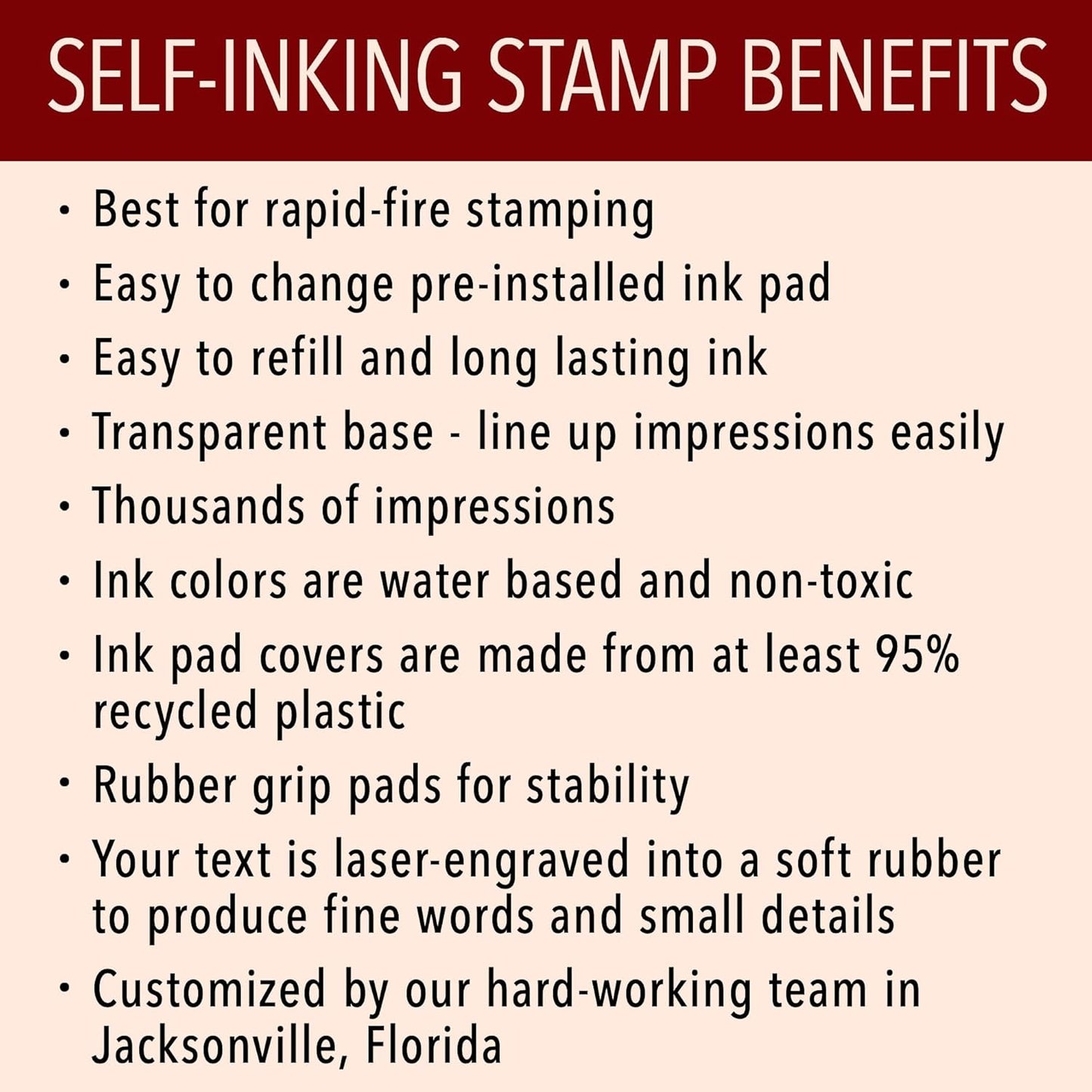 Custom Self-Inking Custom Stamps | 49 Designs | Fun Phrases | Grading Made Easy | Classroom, Library Book Stamps (Magical, Xtra Wide)