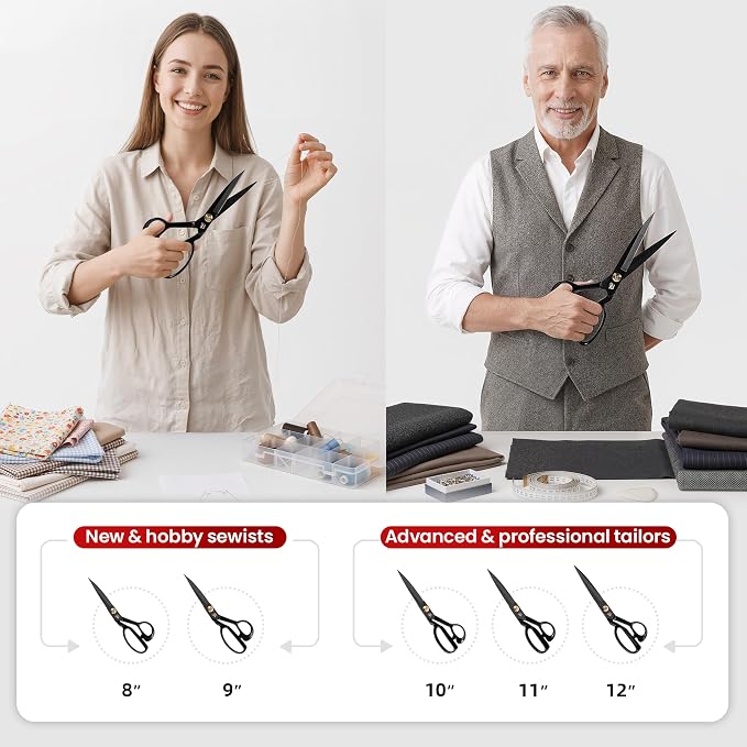 Professional Tailor Scissors 9 Inch - Image 6
