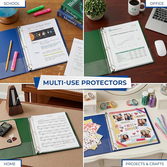 Samsill 50 Pack Sheet Protectors, 8.5x11 Inch Page Protectors - Image 6
