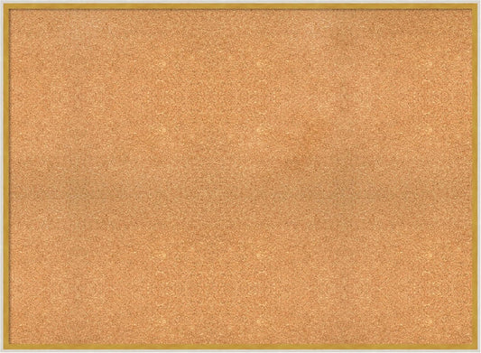 Amanti Art Natural Cork Board for Wall, 33x45 Vision Board with White Frame, Oversize Corkboard Office Decor for Home Organization, Modern Corkboard Pinboard to Display Items for Home Organization in
