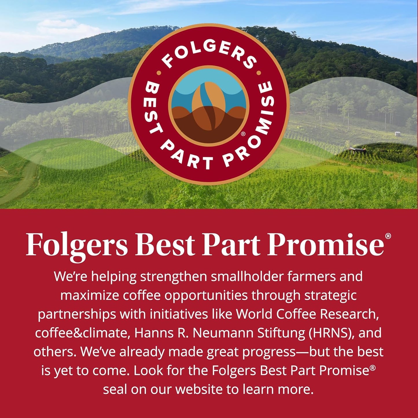 Folgers Colombian Decaf Coffee, Medium Roast, Keurig K-Cup pods, 10 Count Box (Pack of 6)