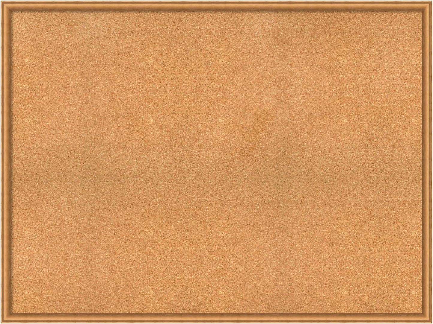 Amanti Art Natural Cork Board for Wall, 36x48 Vision Board with Bronze Frame, Oversize Corkboard Office Decor for Home Organization, Casual Corkboard Pinboard to Display Items for Home Organization