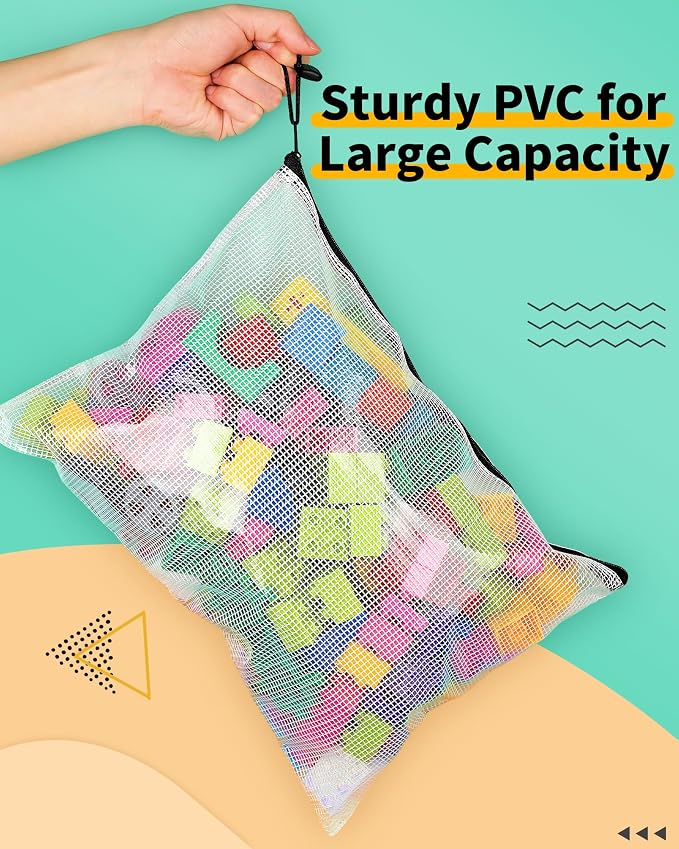 Smarpau A3 Mesh Zipper Pouch, 24 Pack 17.4" x 12.4" Large Zipper Pouches - Image 3