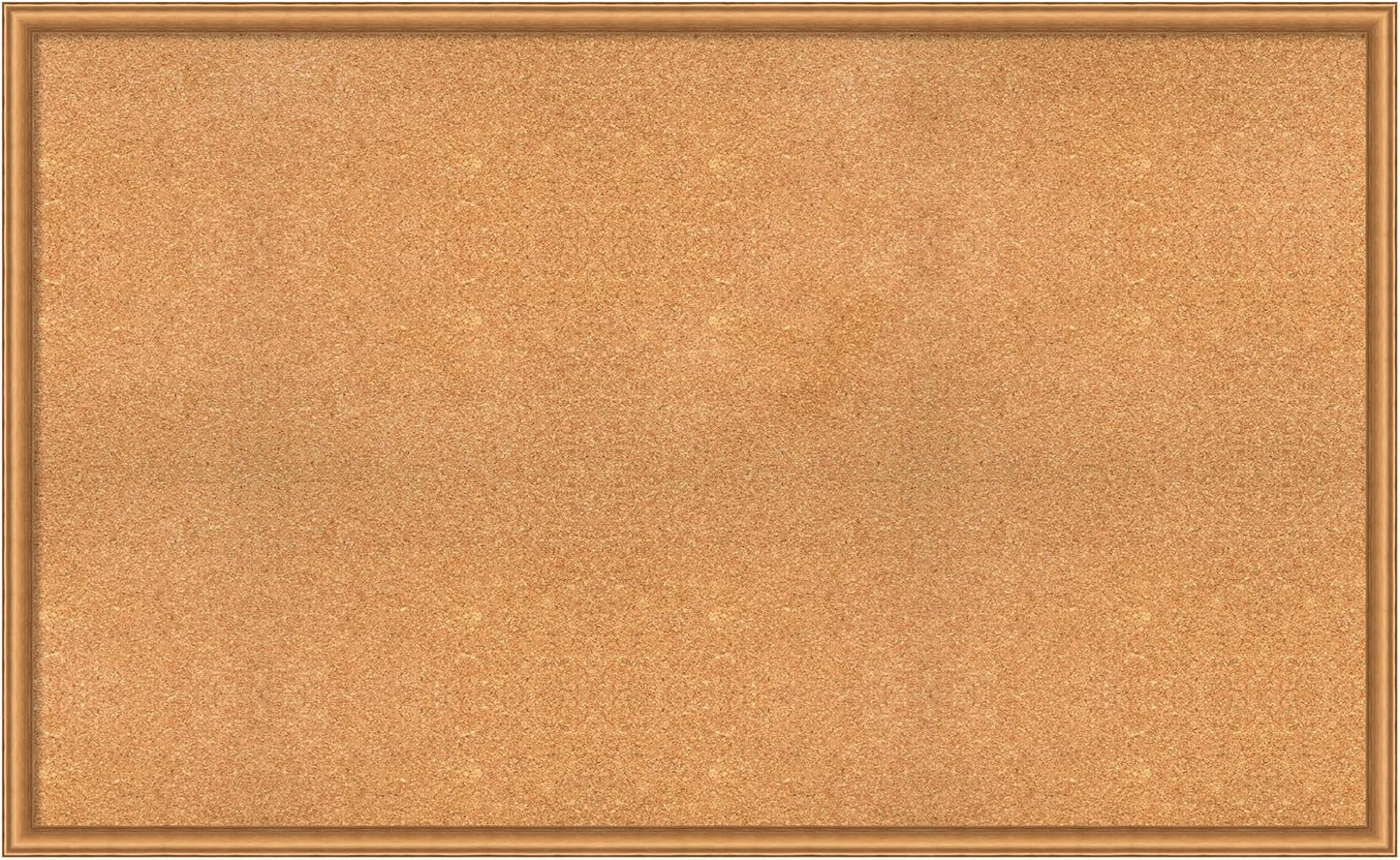 Amanti Art Natural Cork Board for Wall, 32x52 Vision Board with Bronze Frame, Oversize Corkboard Office Decor for Home Organization, Casual Corkboard Pinboard to Display Items for Home Organization