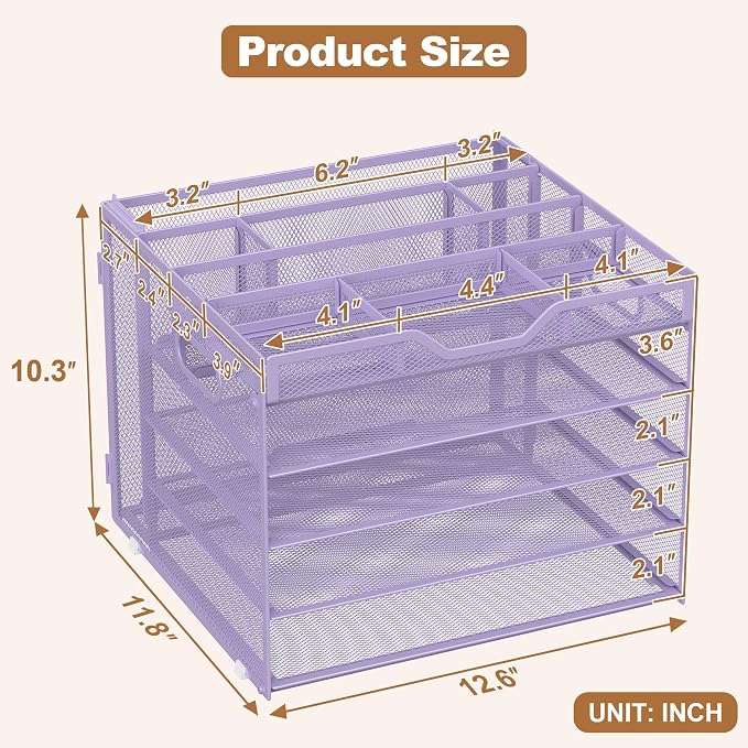 Docnest 5 Tier Letter Tray - Image 2