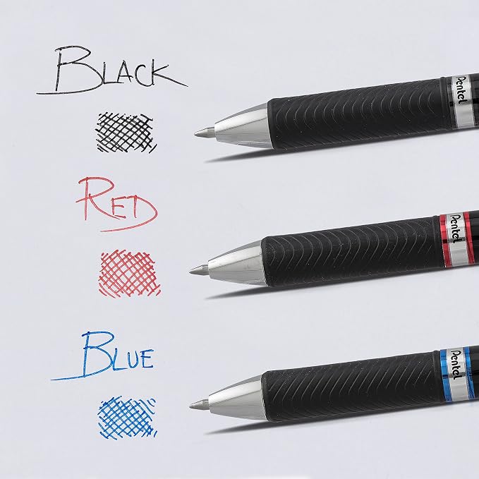 Pentel EnerGel Pro Permanent Gel Ink Pen, Medium Point, 2 Pack - Image 7