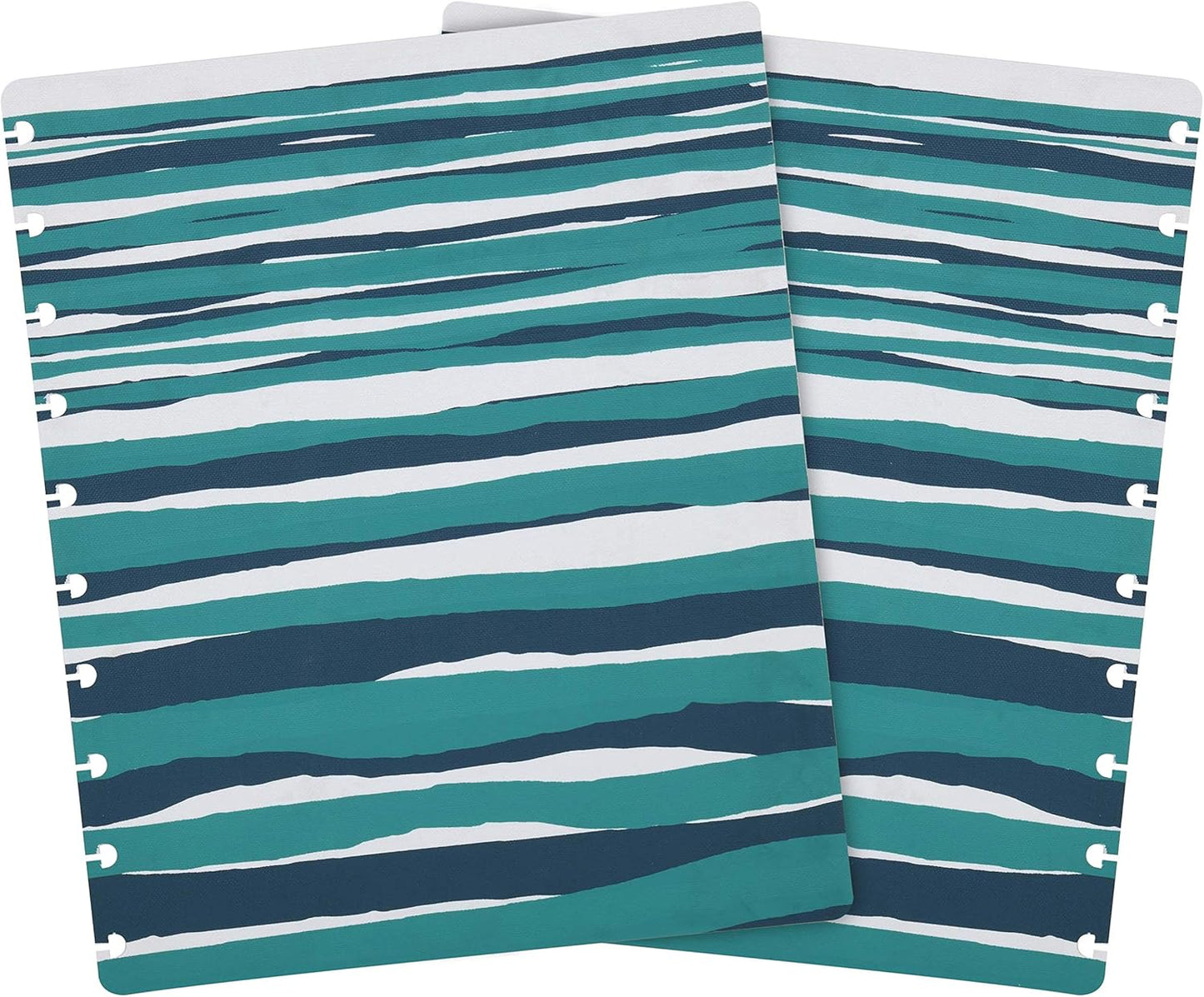 Talia Discbound Notebooks, Planner, Customizable, (yHorizon w/Silver Discs, Midsize (7.5in x 9.75in))