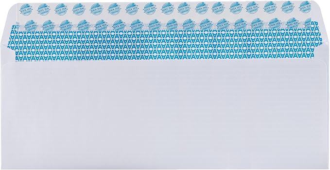 Aimoh #10 Security Self Seal Envelopes – 100 Qty |No Window, 4⅛ x 9½", 24 LB - Image 4